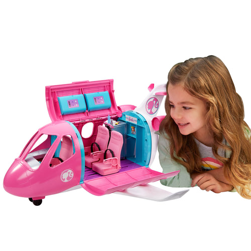 Barbie Dreamplane Airplane Playset With Puppy And Snack Cart, 15+ Accessories, Barbie product photograph published by Mattel