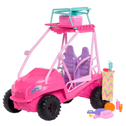 Barbie Mysteries: Beach Detectives Ultimate Beach Buggy Vehicle Playset With 10+ Accessories, Barbie product photograph published by Mattel