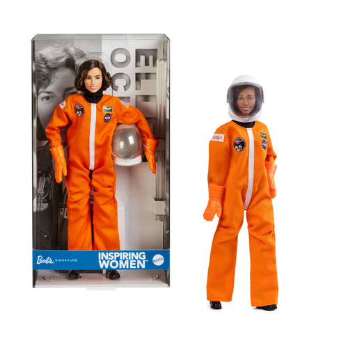 Barbie Signature Inspiring Women Ellen Ochoa Fashion Doll Collectible, Astronaut Suit & Accessories, Barbie product photograph published by Mattel