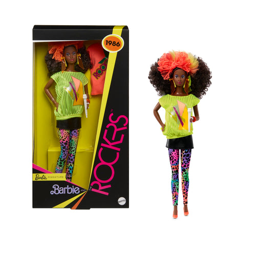 Barbie Signature Barbie And The Rockers Collectible Repro Deedee Doll, 40th Anniversary Of 1986 Line, Barbie product photograph published by Mattel
