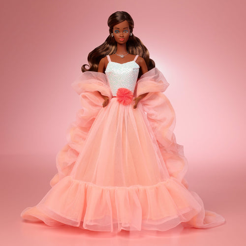 Peaches ‘n Cream Barbie Doll, Brown Hair, Barbie product photograph published by Mattel Creations