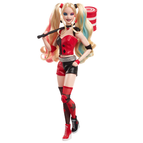 Harley Quinn Barbie Doll, Mattel Creations product photograph
