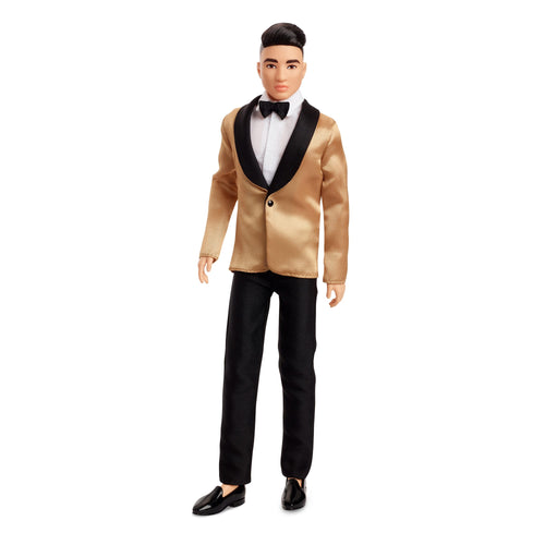 2025 Holiday Ken Doll 1, Barbie product photograph published by Mattel Creations