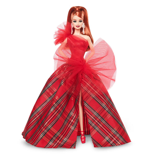 2024 Barbie Holiday Doll, Barbie product photograph published by Mattel Creations