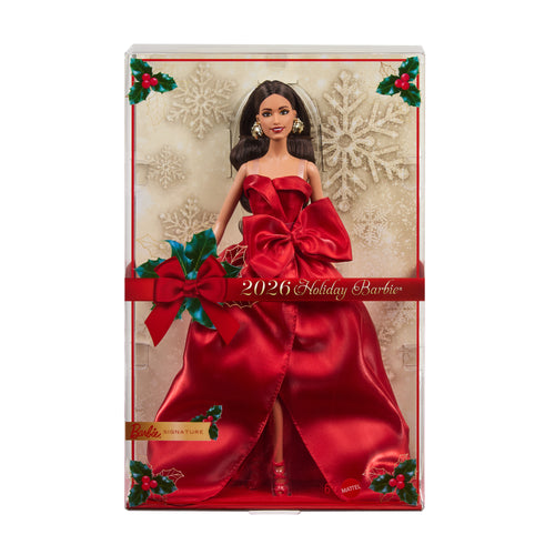 Barbie Signature 2026 Holiday Barbie Doll with Brown Hair, Mattel Creations product photograph