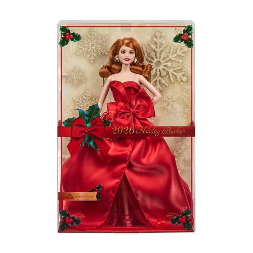 Barbie Signature 2026 Holiday Barbie Doll with Red Hair, Mattel Creations product photograph