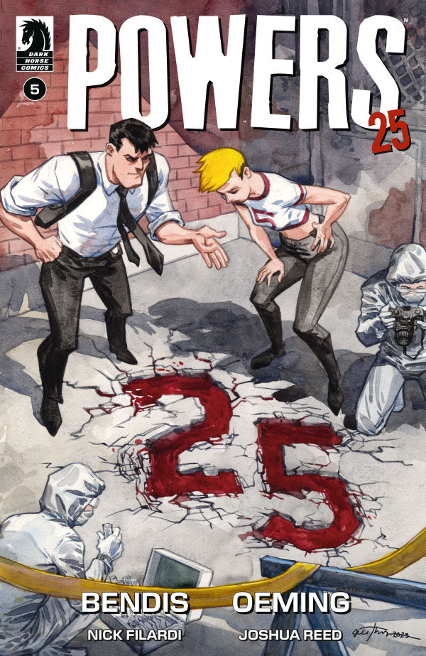Cover of Powers 25 #5 (Jill Thompson Variant Cover), published by Dark Horse