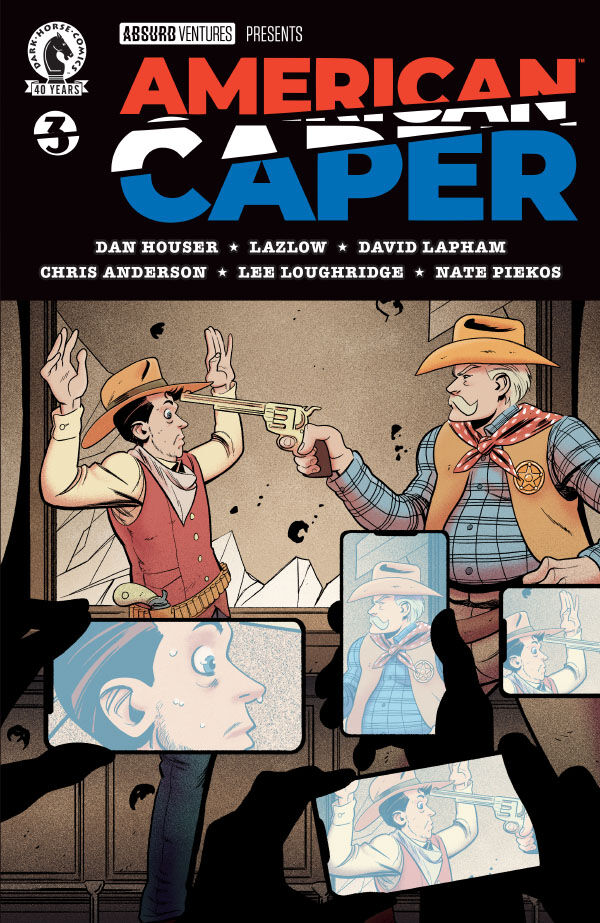 Cover of American Caper #3, published by Dark Horse