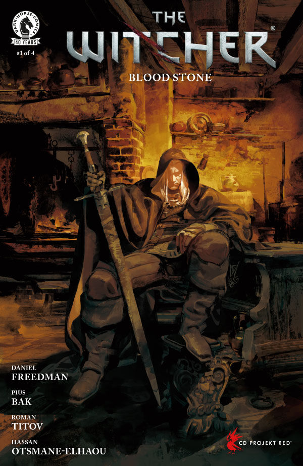 Cover of The Witcher: Blood Stone #1 (Gigi Cavenago Variant Cover), published by Dark Horse