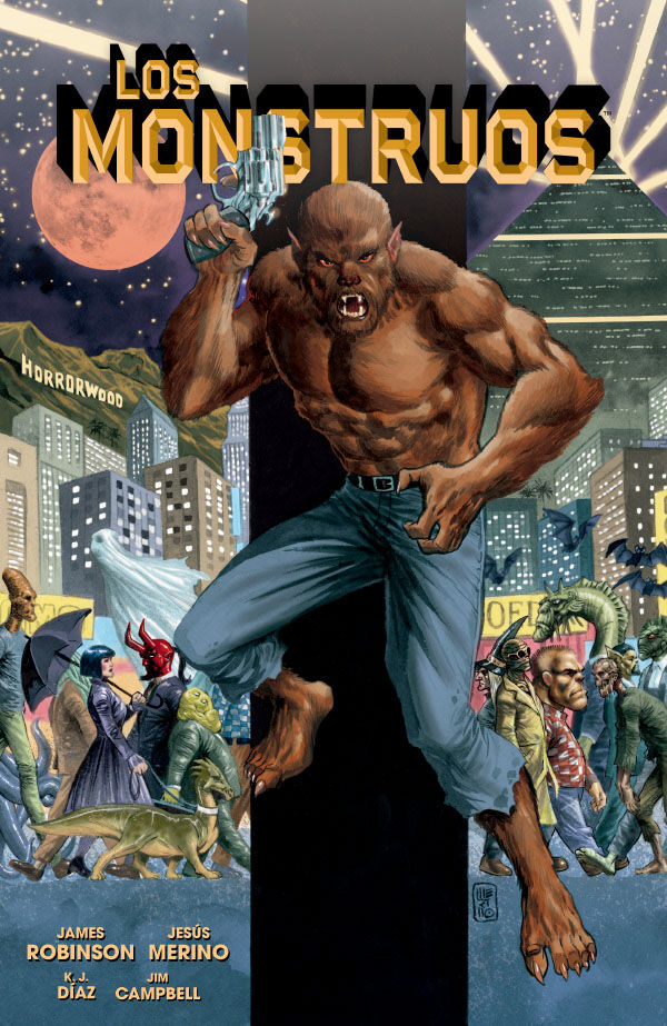 Cover of Los Monstruos TPB, published by Dark Horse
