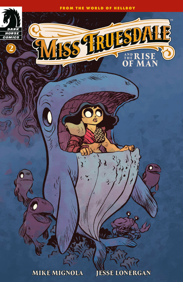 Cover of Miss Truesdale and the Rise of Man #2 (Jesse Lonergan Variant Cover), published by Dark Horse