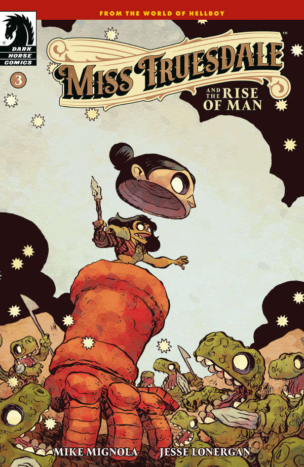 Cover of Miss Truesdale and the Rise of Man #3 (Jesse Lonergan Variant Cover), published by Dark Horse