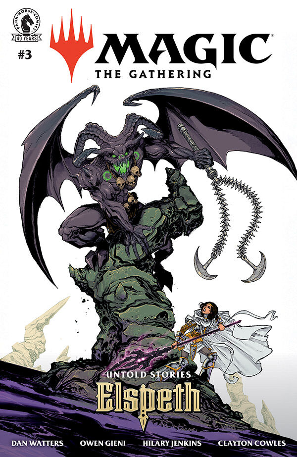 Cover of Magic: The Gathering: Untold Stories--Elspeth #3, published by Dark Horse