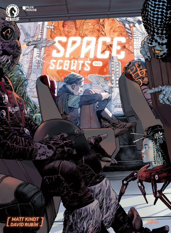 Cover of Space Scouts #3 (Alvaro Martinez Bueno Variant Cover), published by Dark Horse