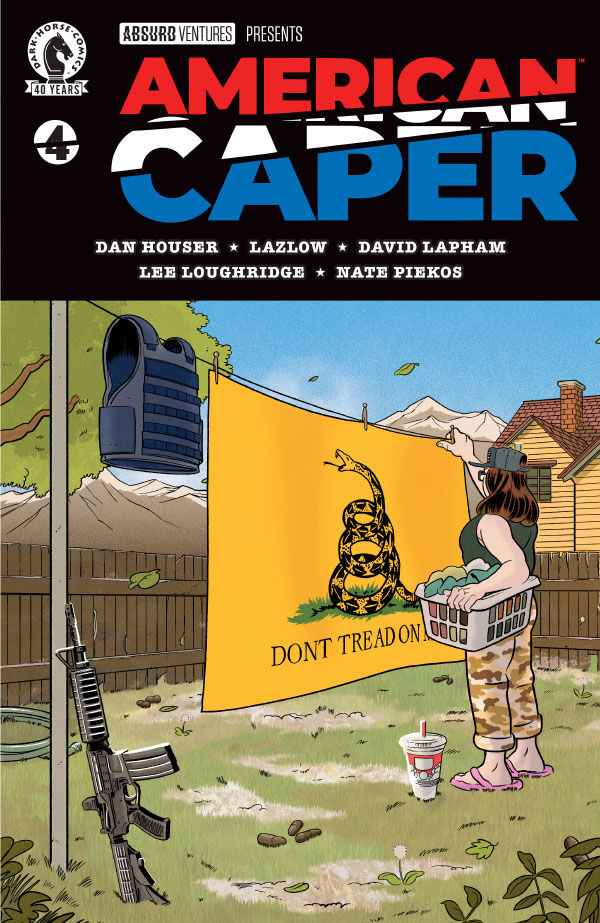 Cover of American Caper #4, published by Dark Horse
