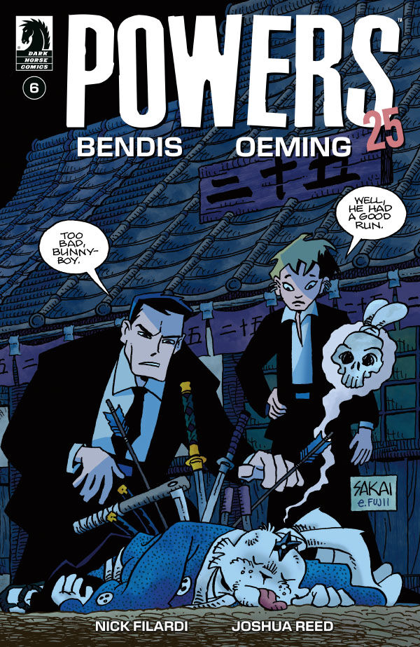 Cover of Powers 25 #6 (Stan Sakai Variant Cover), published by Dark Horse