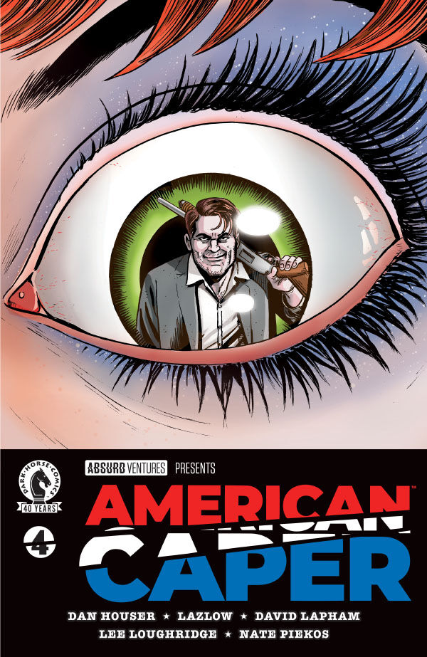 Cover of American Caper #4 (David Lapham Variant Cover), published by Dark Horse