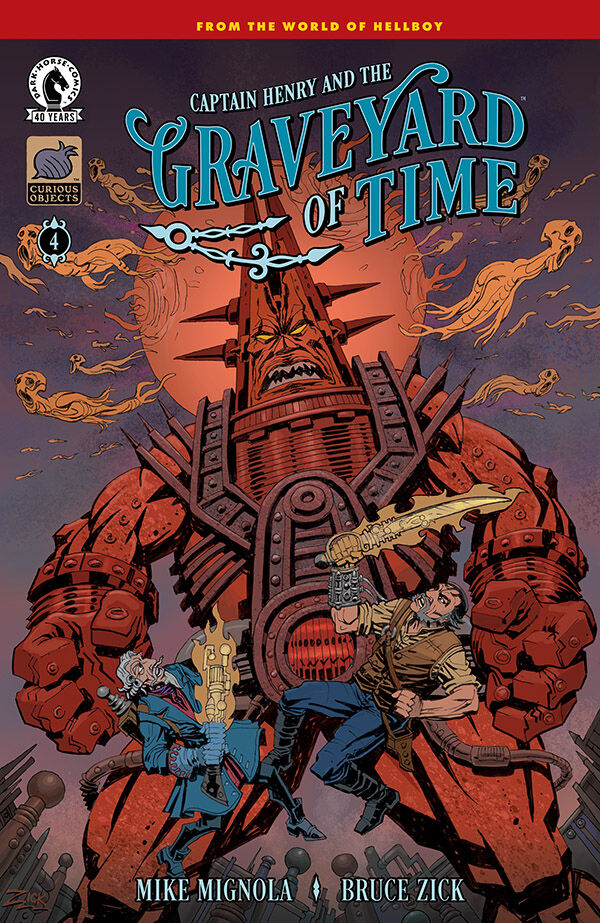 Cover of Captain Henry and the Graveyard of Time #4, published by Dark Horse