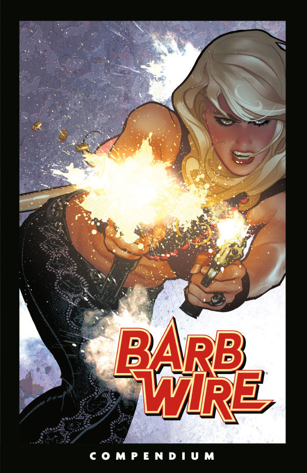 Cover of The Barb Wire Compendium TPB, published by Dark Horse