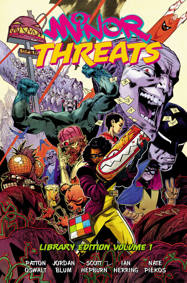 Cover of Minor Threats Library Edition Volume 1 HC, published by Dark Horse
