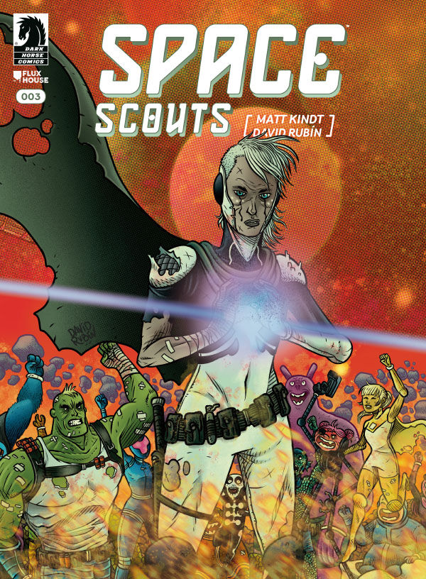 Cover of Space Scouts #3, published by Dark Horse