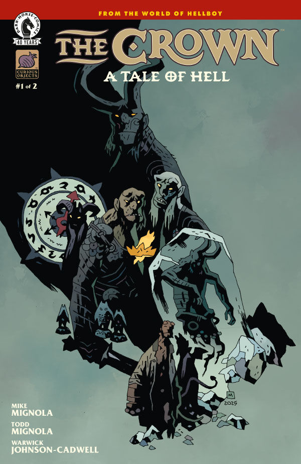 Cover of The Crown: A Tale of Hell #1 (Mike Mignola Variant Cover), published by Dark Horse