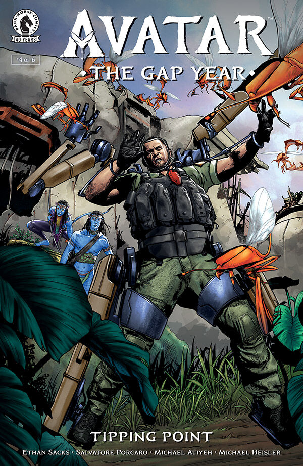 Cover of Avatar: The Gap Year--Tipping Point #4, published by Dark Horse