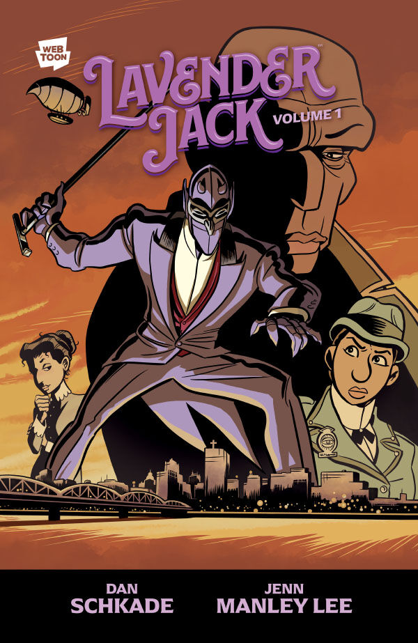 Cover of Lavender Jack Volume 1 TPB, published by Dark Horse