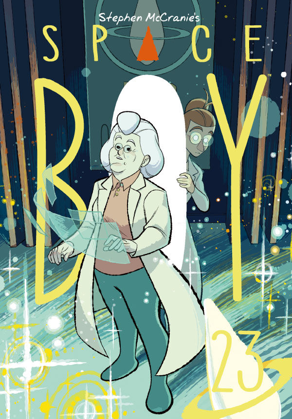 Cover of Stephen McCranie's Space Boy Volume 23 TPB, published by Dark Horse