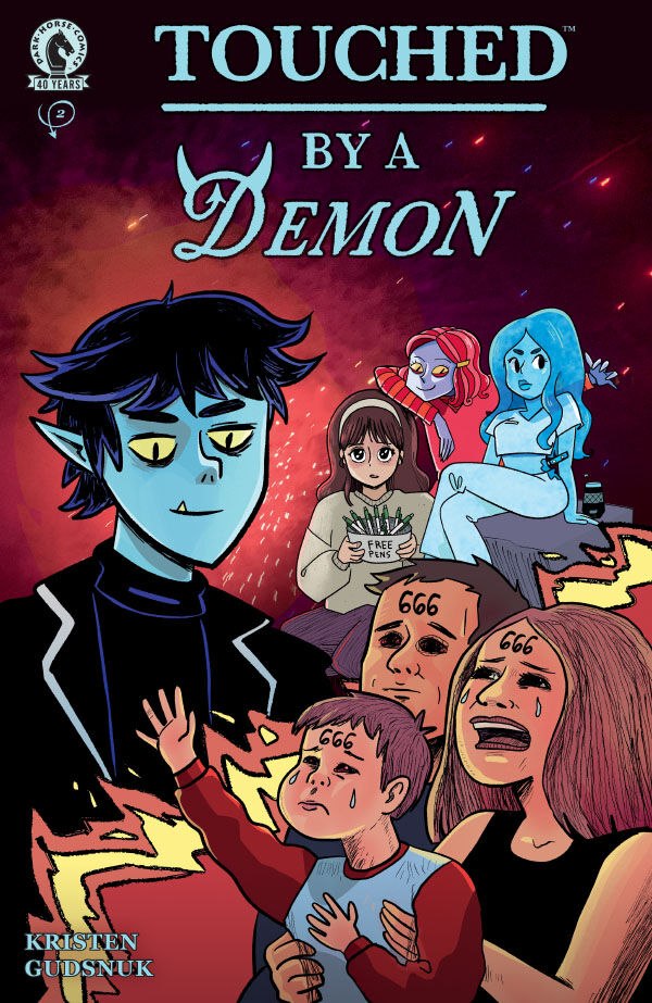 Cover of Touched by a Demon #2, published by Dark Horse
