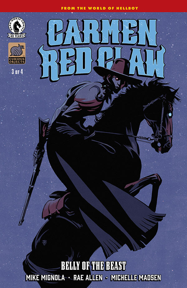 Cover of Carmen Red Claw: Belly of the Beast #3 (Tonci Zonjic Variant Cover), published by Dark Horse