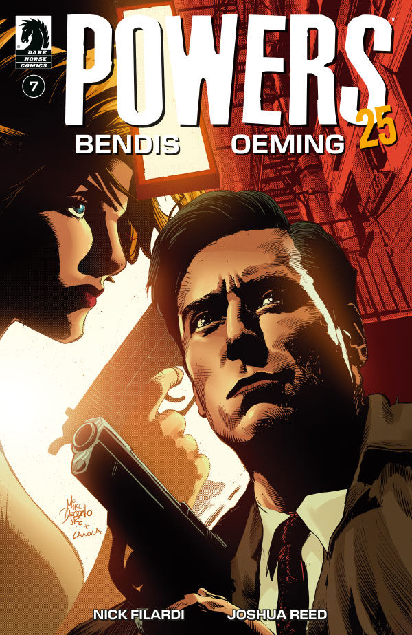 Cover of Powers 25 #7 (Mike Deodato Jr. Variant Cover), published by Dark Horse