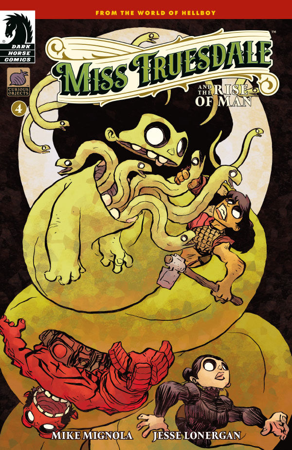 Cover of Miss Truesdale and the Rise of Man #4 (Jesse Lonergan Variant Cover), published by Dark Horse