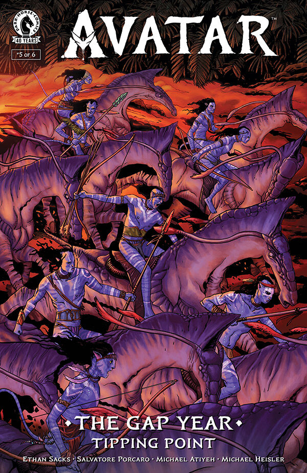 Cover of Avatar: The Gap Year--Tipping Point #5, published by Dark Horse