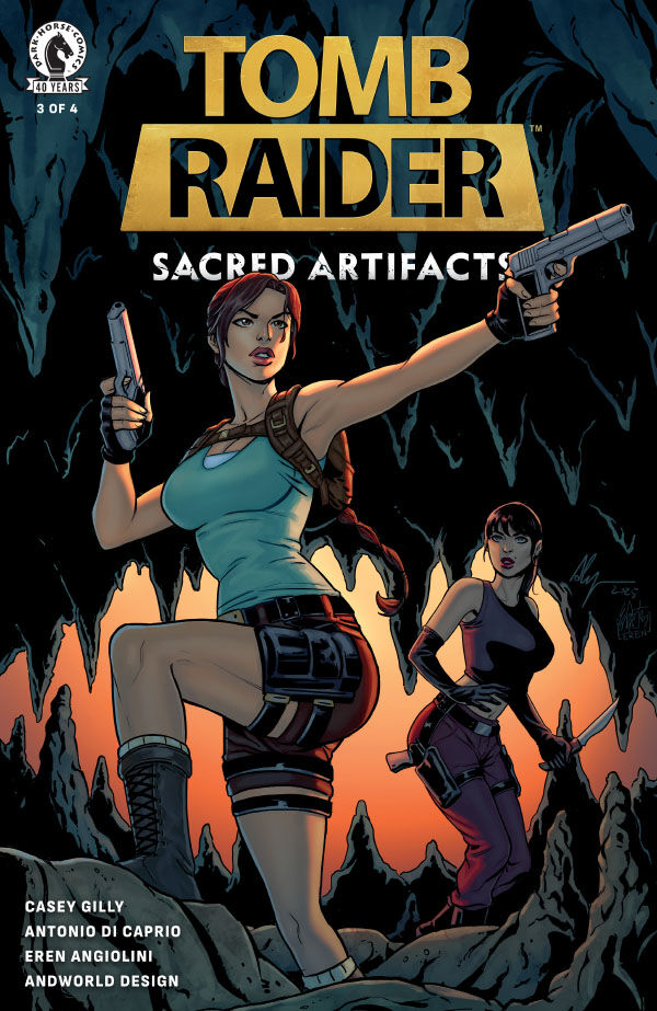 Cover of Tomb Raider: Sacred Artifacts #3, published by Dark Horse