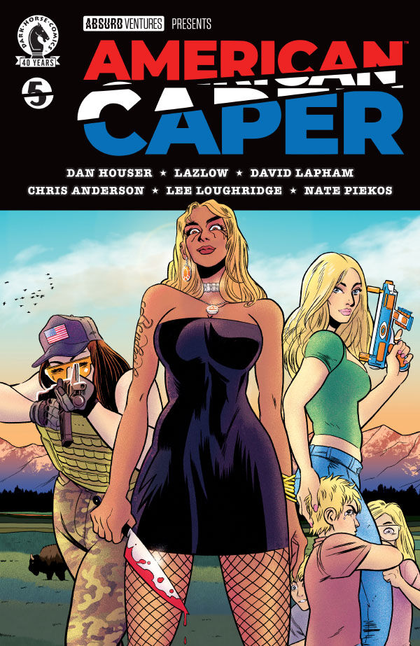 Cover of American Caper #5, published by Dark Horse