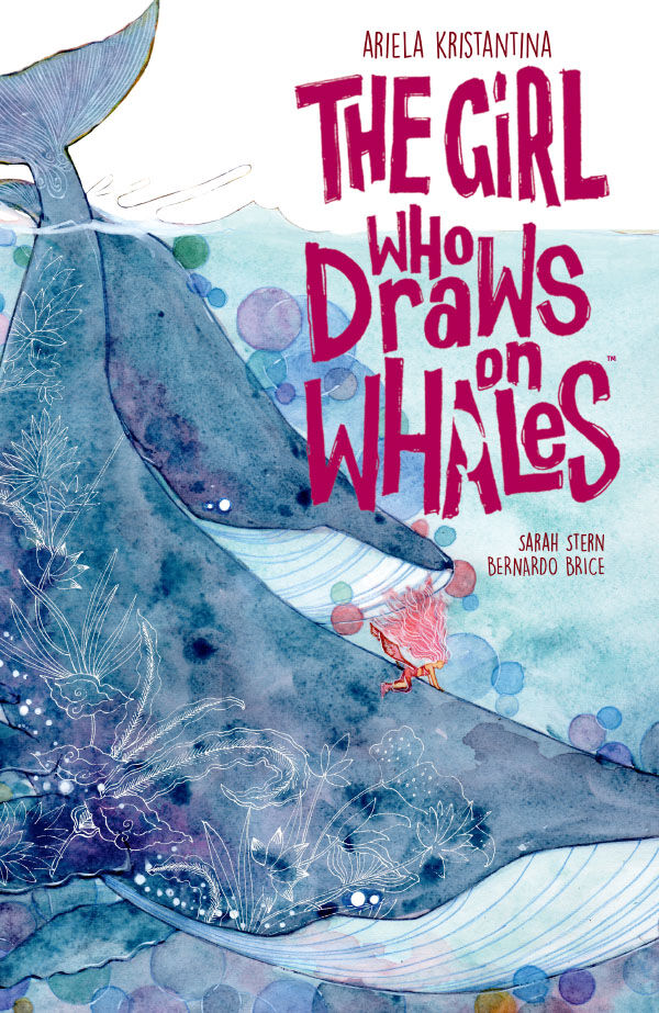 Cover of The Girl Who Draws on Whales TPB, published by Dark Horse