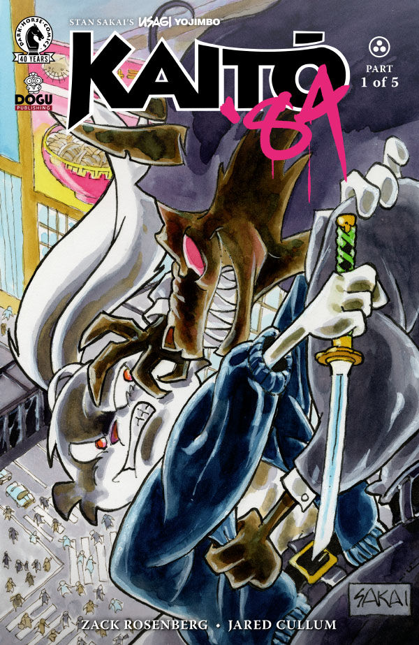 Cover of Usagi Yojimbo: Kaitō '84 #1 (Stan Sakai Variant Cover), published by Dark Horse