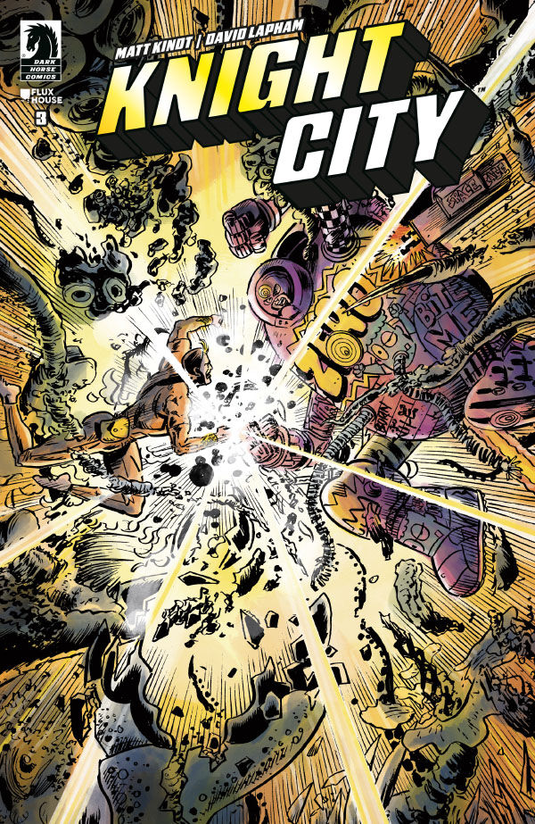 Cover of Knight City #3, published by Dark Horse