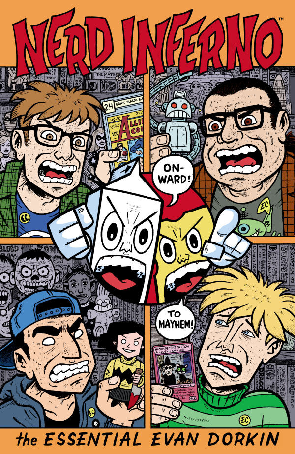 Cover of Nerd Inferno: The Essential Evan Dorkin TPB, published by Dark Horse