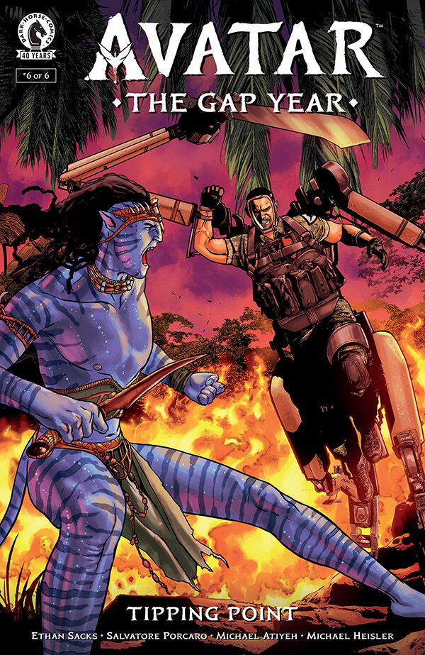 Cover of Avatar: The Gap Year--Tipping Point #6, published by Dark Horse