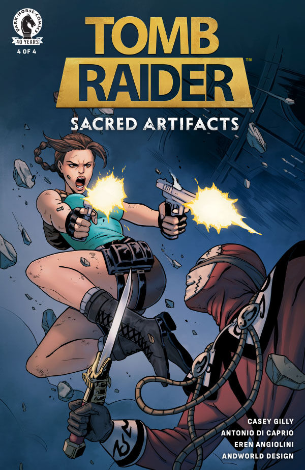 Cover of Tomb Raider: Sacred Artifacts #4, published by Dark Horse