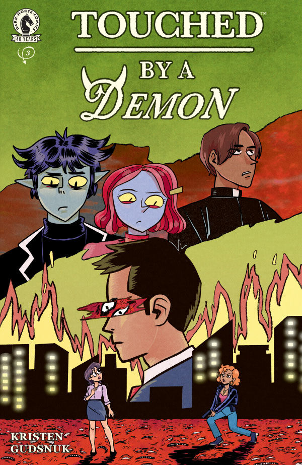 Cover of Touched by a Demon #3, published by Dark Horse