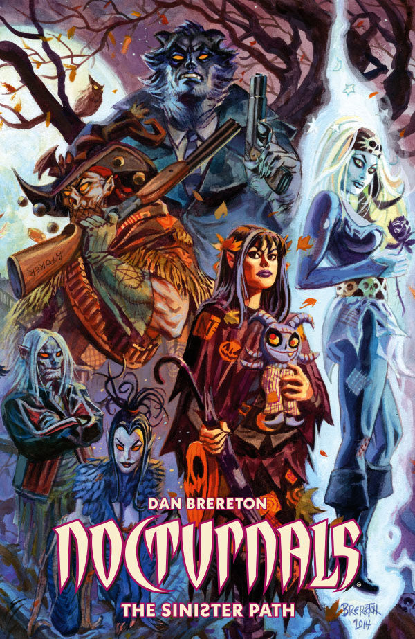 Cover of Nocturnals: The Sinister Path TPB, published by Dark Horse