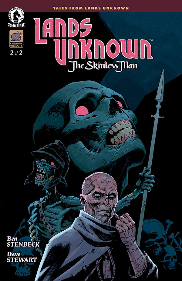 Cover of Lands Unknown: The Skinless Man #2, published by Dark Horse