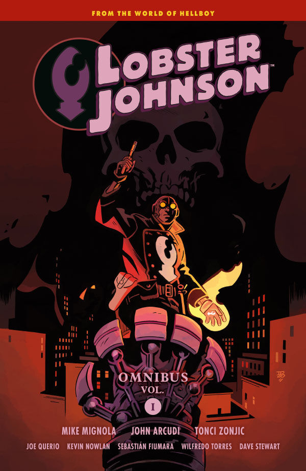 Cover of Lobster Johnson Omnibus Volume 1 TPB, published by Dark Horse