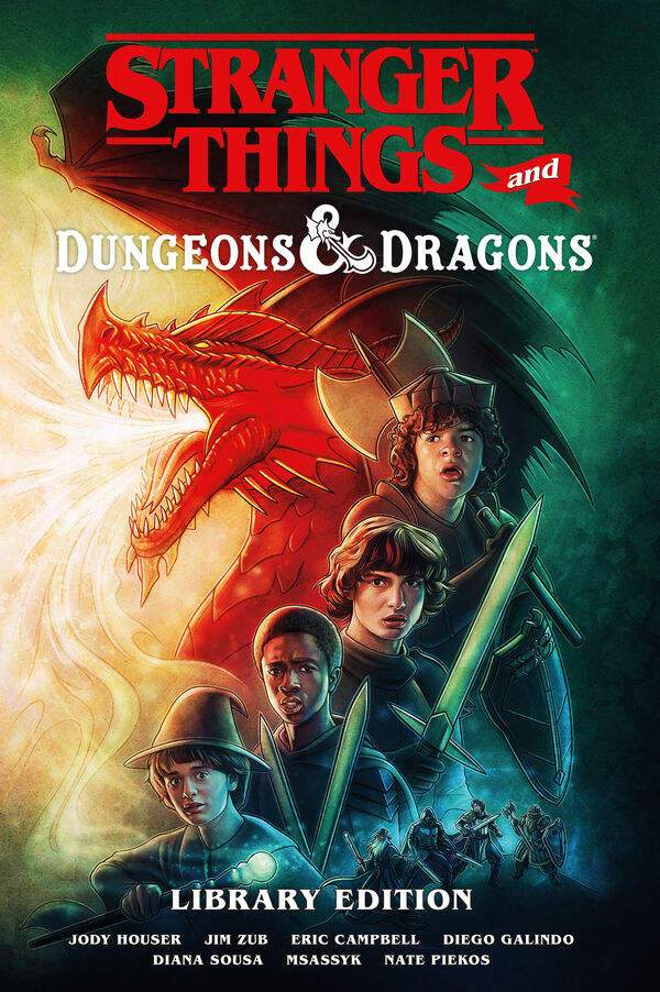 Cover of Stranger Things and Dungeons & Dragons Library Edition HC, published by Dark Horse