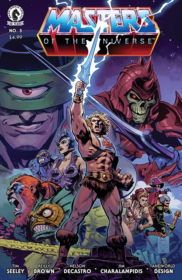 Cover of He-Man and the Masters of the Universe #5, published by Dark Horse