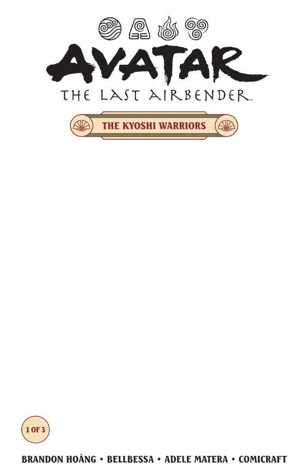 Cover of Avatar: The Last Airbender--The Kyoshi Warriors #1 (Blank Variant Cover), published by Dark Horse