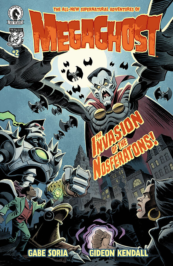 Cover of Megaghost Volume 2 #2, published by Dark Horse